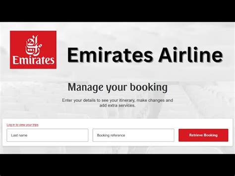 emirates flight manage|Login to Emirates .